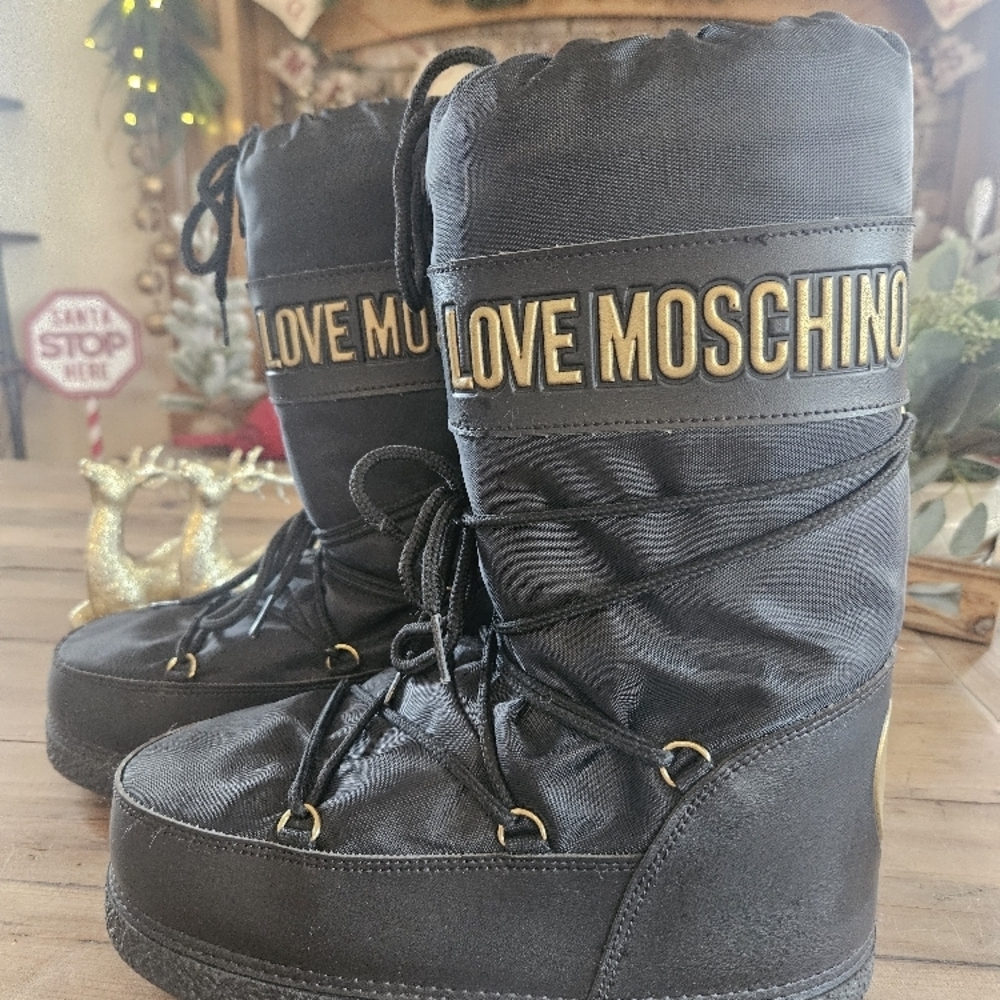 Love Moschino Black Boots